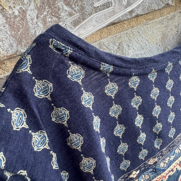 Lucky Brand Short Sleeve Scoop Neck Persian Carpet Tee Shirt Women's Size 3X - Picture 7 of 8